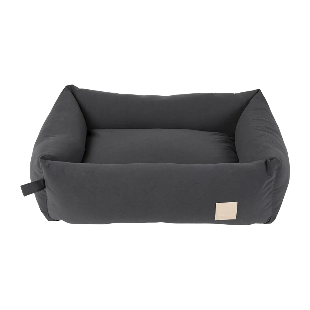 Fuzzyard Pet Bed Premium Lounge Life Slate Grey S