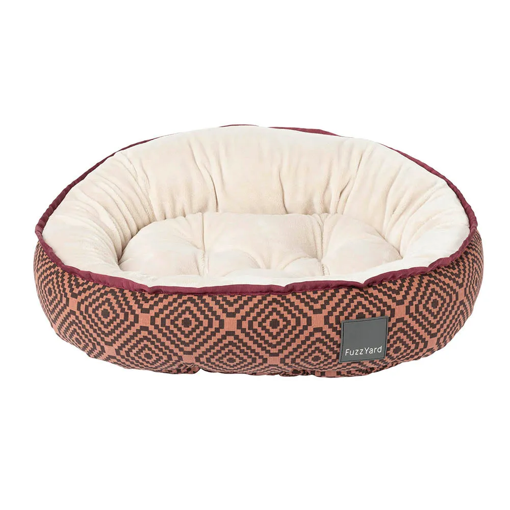 Fuzzyard Reversible Bed - Barcelona Maroon M 65cm x 74cm
