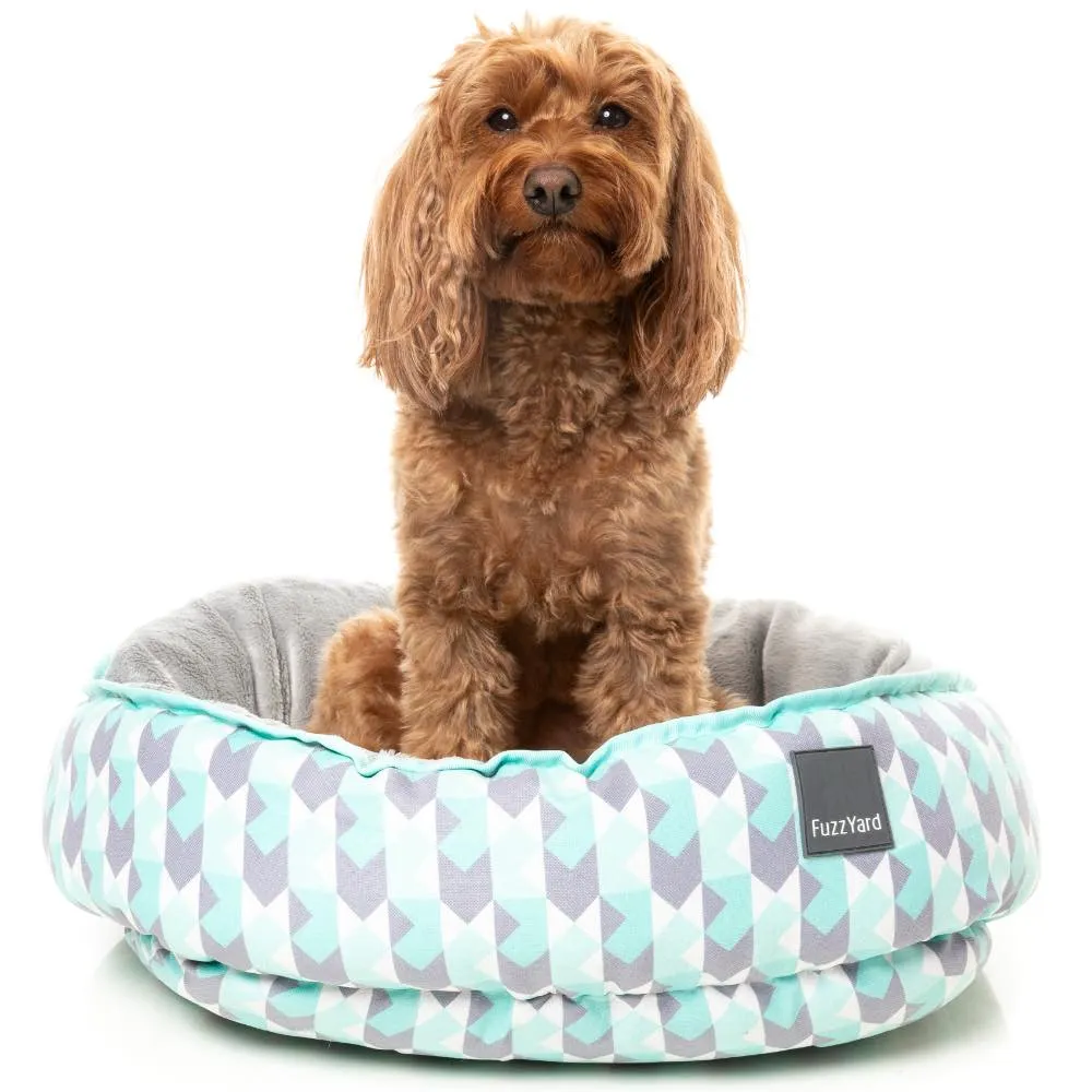 FuzzYard Reversible Dog Bed (Mint Fizz)
