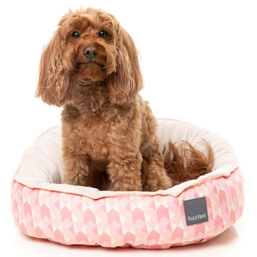 FuzzYard Reversible Dog Bed (Pink Lemonade)