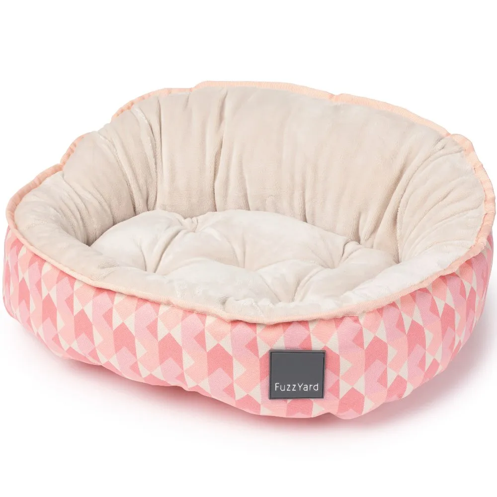 FuzzYard Reversible Dog Bed (Pink Lemonade)