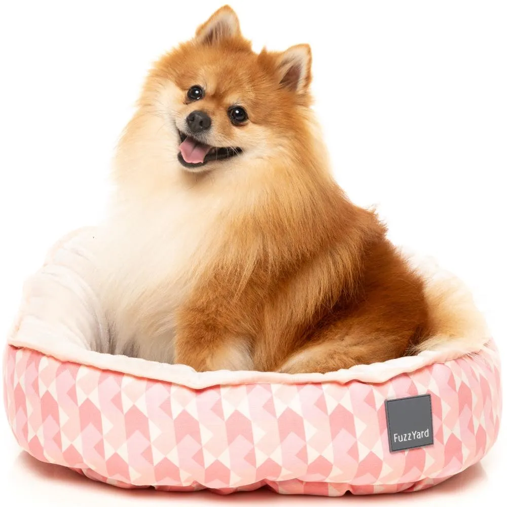 FuzzYard Reversible Dog Bed (Pink Lemonade)