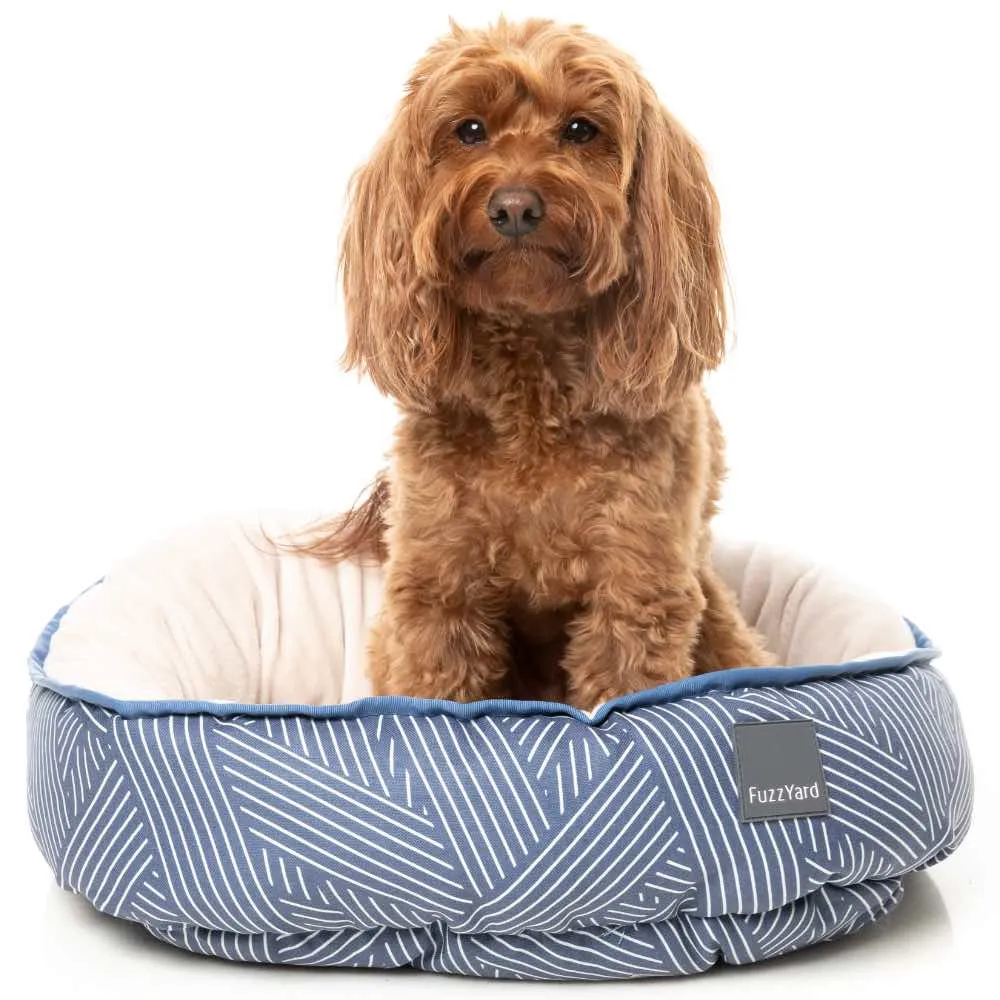 FuzzYard Reversible Dog Bed (Thornbury Aegean Blue)