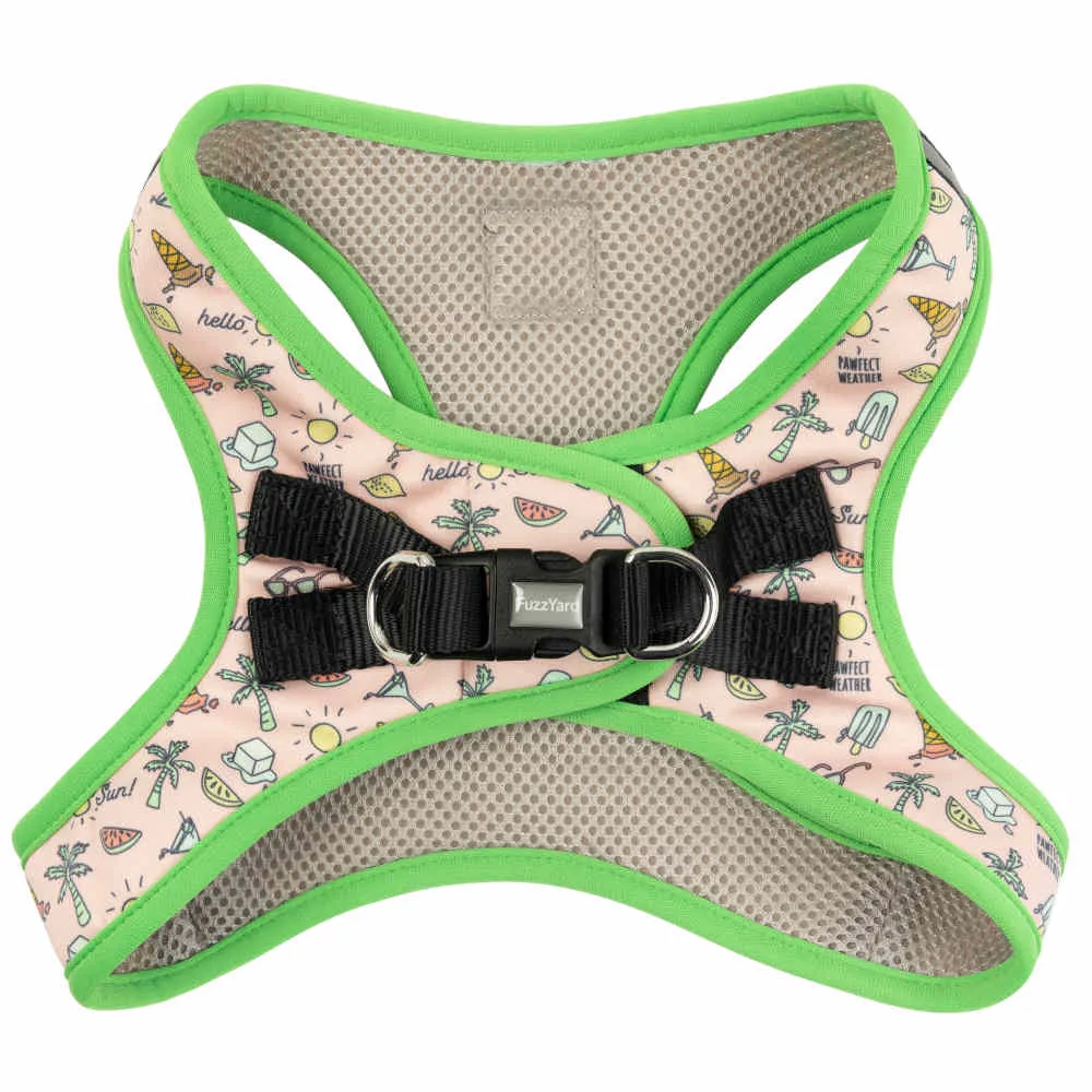 FuzzYard Step-In Dog Harness (Hello Sun)