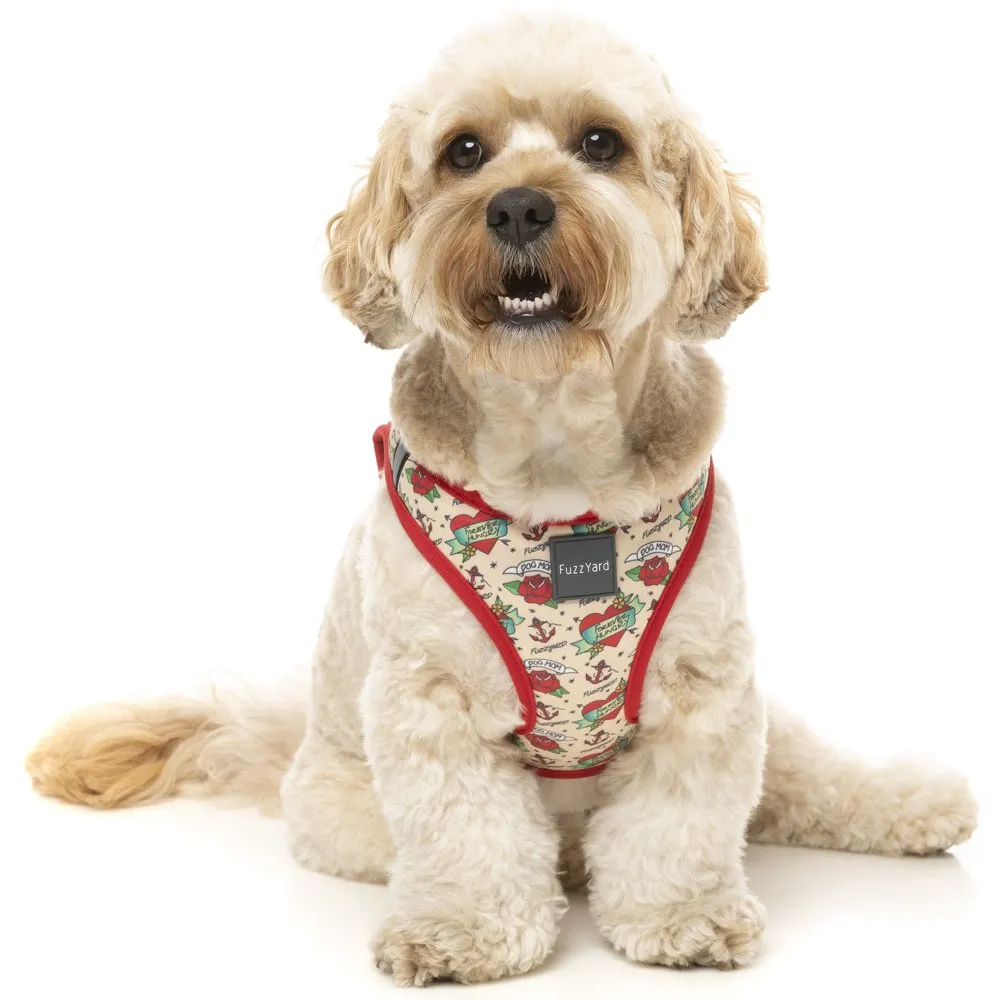 FuzzYard Step-In Dog Harness (Ink'd Up)