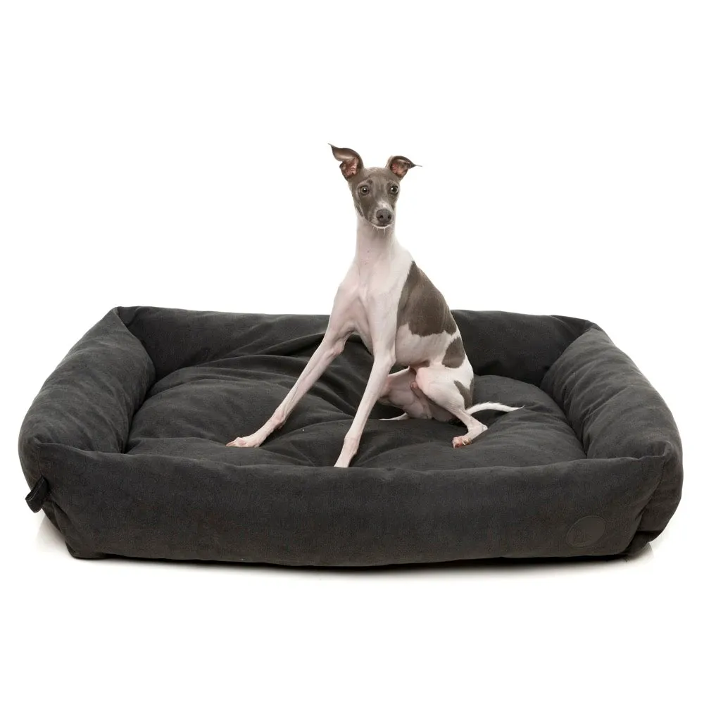 FuzzYard The Lounge Dog Bed (Charcoal)
