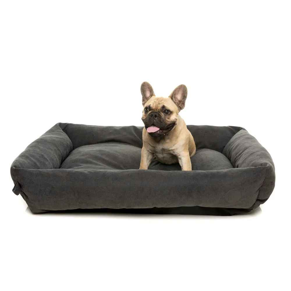 FuzzYard The Lounge Dog Bed (Charcoal)