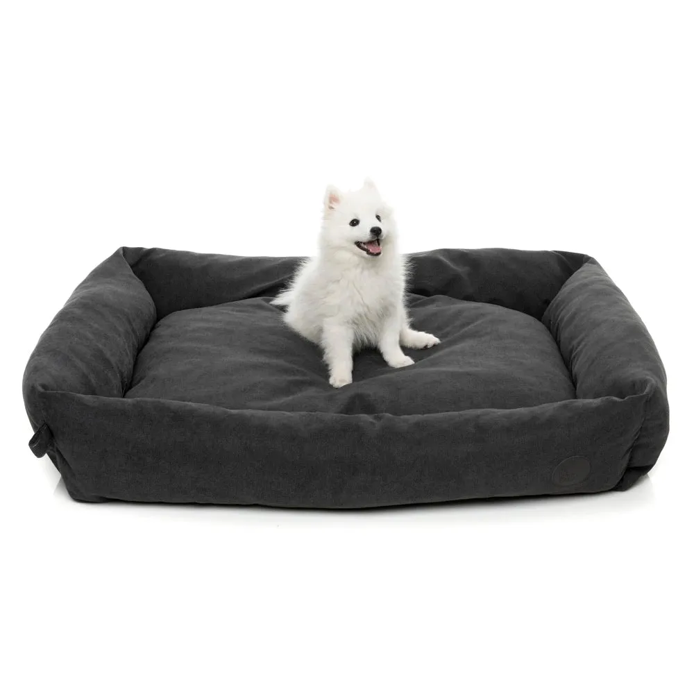 FuzzYard The Lounge Dog Bed (Charcoal)