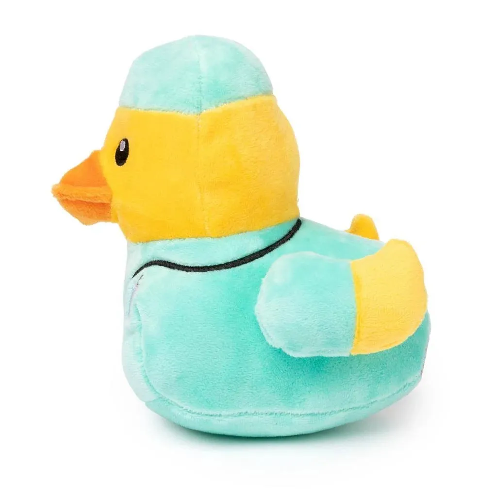 FuzzYard Waddle Squad-dle Ducktor Plush Dog Toy