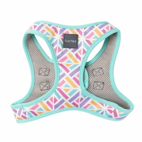 FuzzYard Dog Step In Harness Bubblegum Burst S