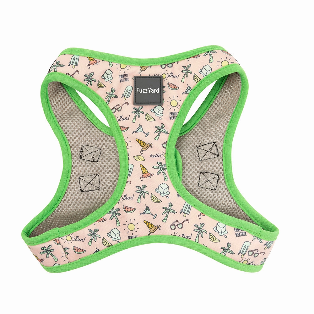 Fuzzyard Dog Step In Harness Hello Sun XL