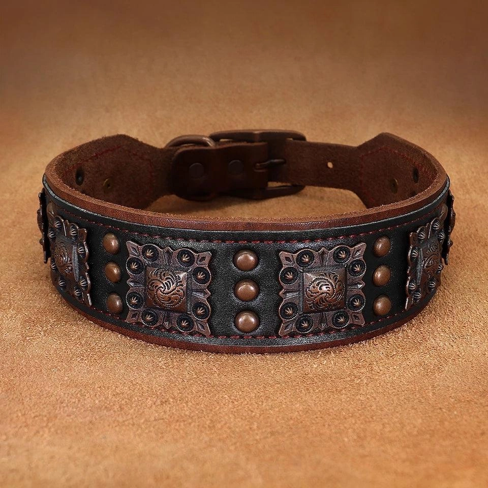 Genuine Leather Classic Collar