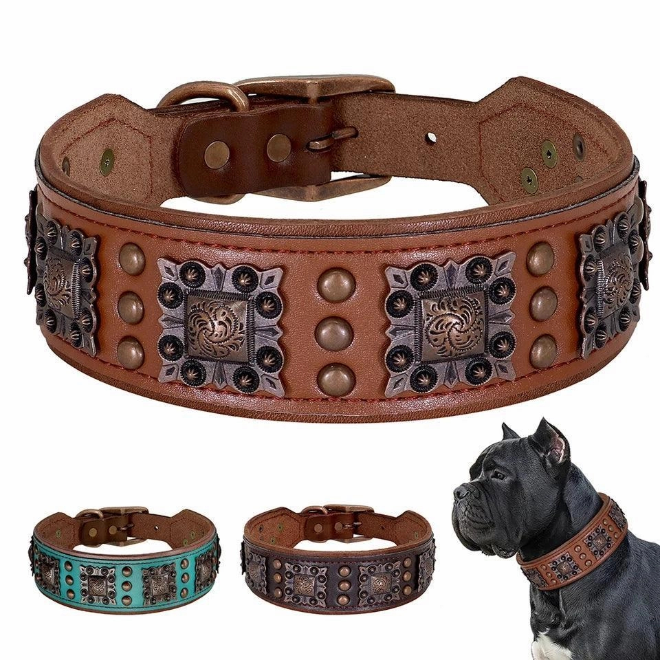 Genuine Leather Classic Collar
