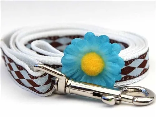 Gerber Daisy Blue Collection - Step In Harnesses All Metal Buckles