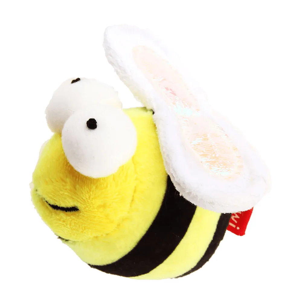 GiGwi Melody Chaser with Motion Activated Sound Chip Bee Toy for Cats (Yellow/Black)