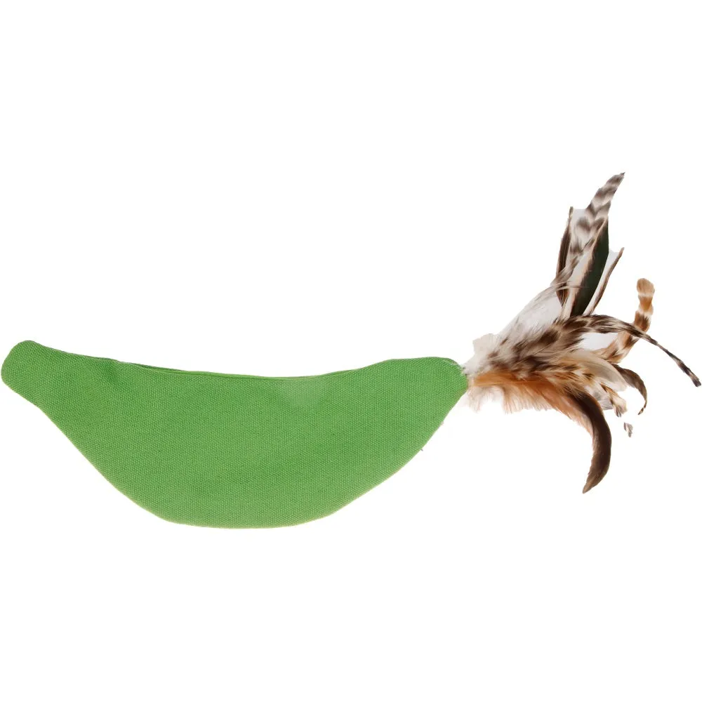 GiGwi Meow Than 1 Catnip Plush Cat Toy (Legume With Frogs)