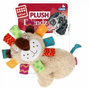 GiGwi - PLUSH FRIENDZ With Squeaker - Lion (Sideway)