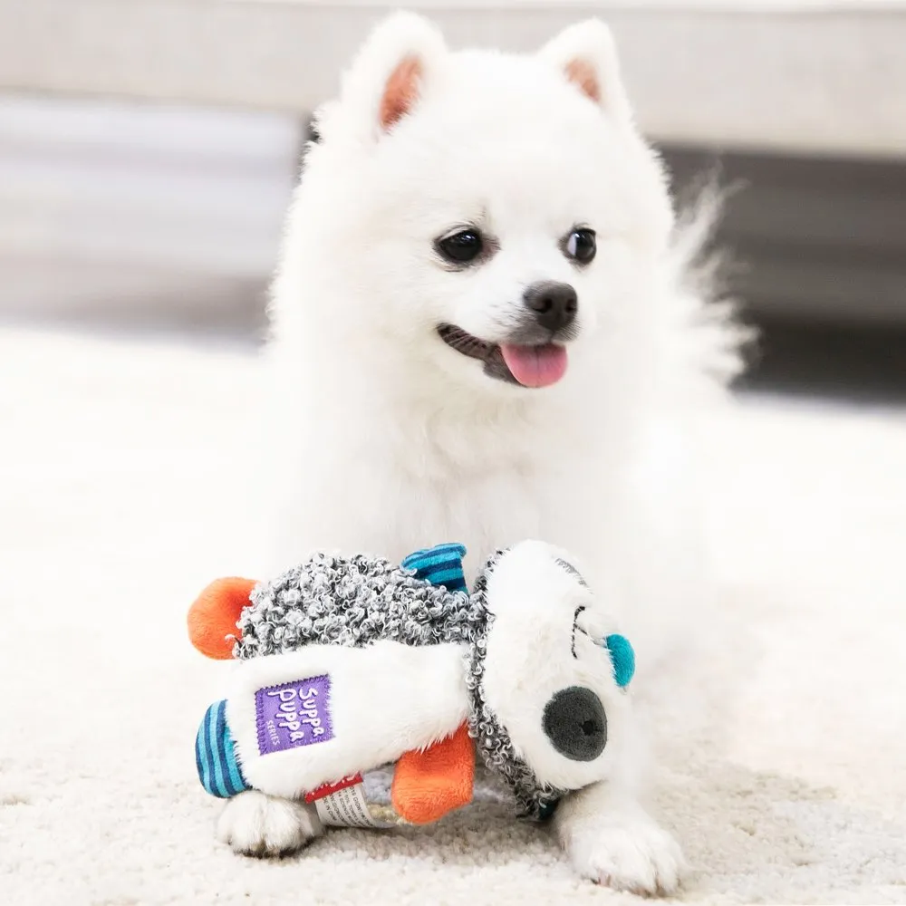 GiGwi Suppa Puppa Crinkly Plush Dog Toy (Racoon)