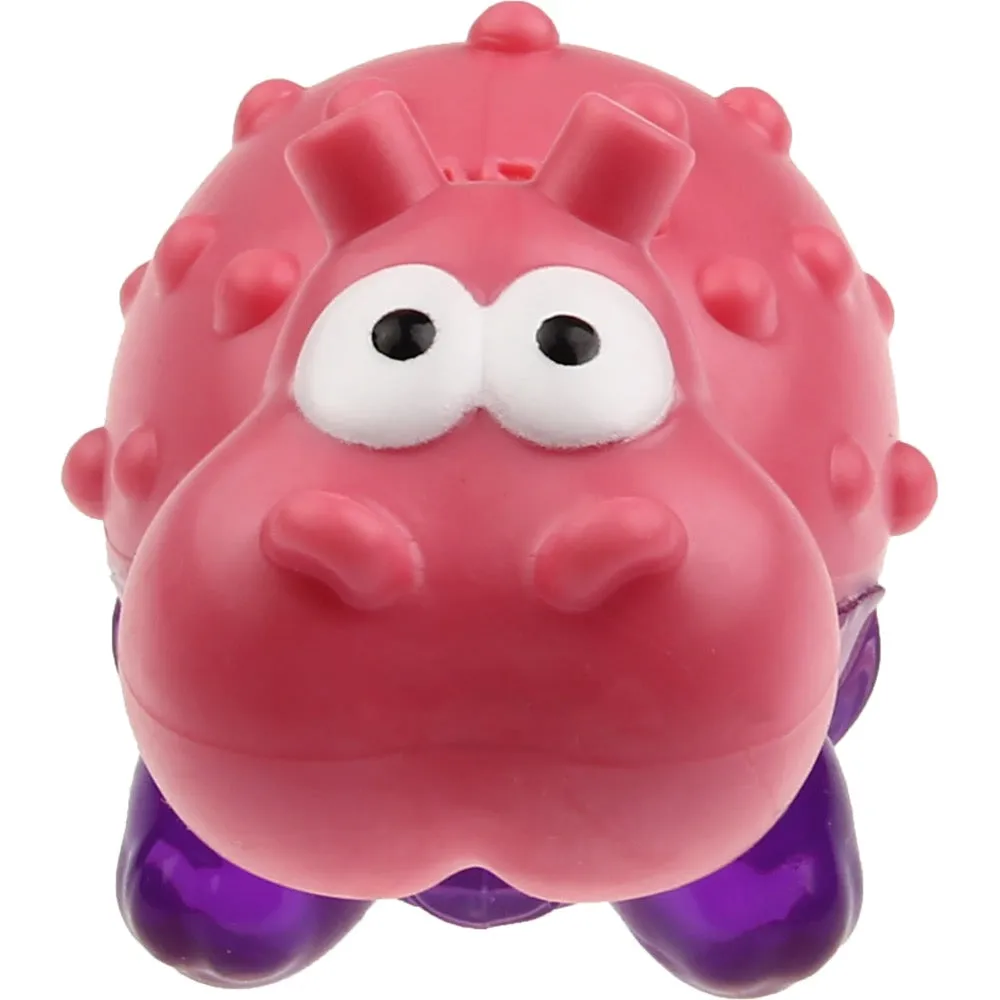 GiGwi Suppa Puppa Hippo TPR Dog Toy (Pink/Clear Purple)