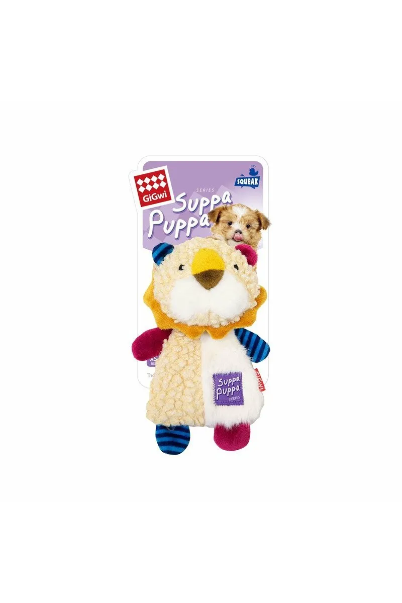GiGwi Suppa Puppa Lion Squeaker / Crincle inside