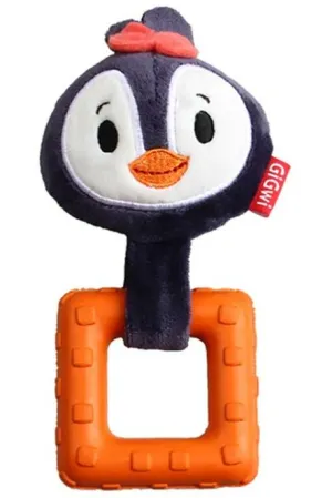 GiGwi Suppa Puppa Penguin with Squeaker inside  Plush/TPR (Extra Small)