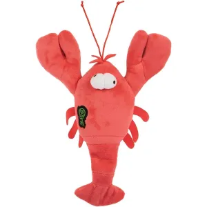 GoDog Action Plush Lobster with Chew Guard Technology Animated Squeaker Dog Toy