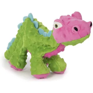 GoDog Dinos   Spike with Chew Guard Technology Durable Plush Squeaker Dog Toy Small