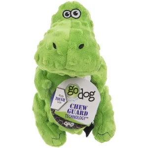 GoDog Dinos   T-Rex with Chew Guard Technology Durable Plush Squeaker Dog Toy