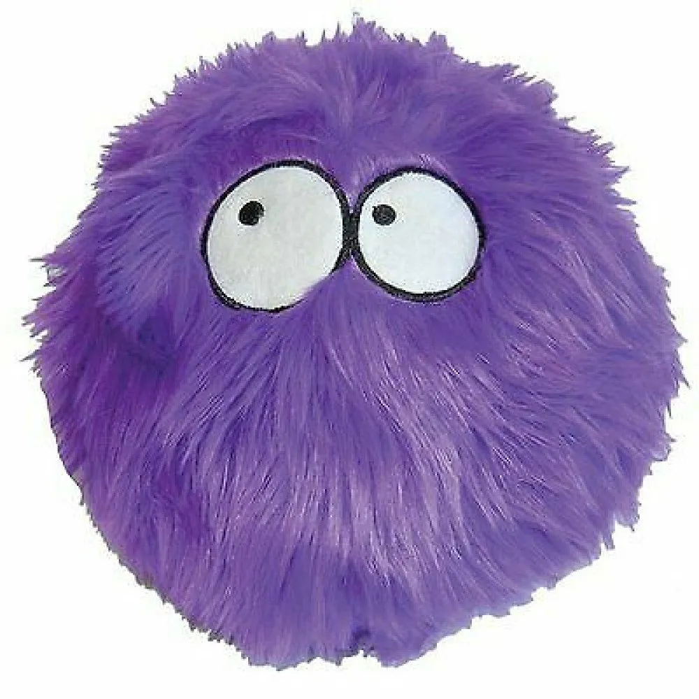 GoDog Furballz with Chew Guard Technology  Durable Plush Squeaker Dog Toy