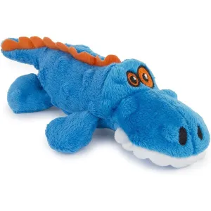 GoDog  Gators with Chew Guard Technology Durable Plush Squeaker Dog Toy