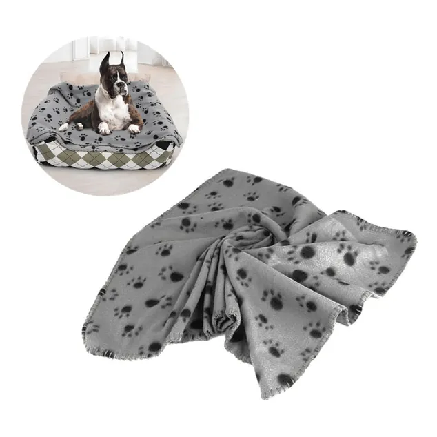 Gray Pet Blanket