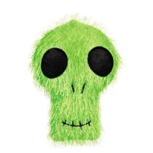 Halloween Fuzzle Skull Dog Toy