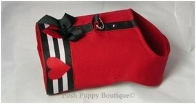 Heart of Hearts Harness Vest-Red