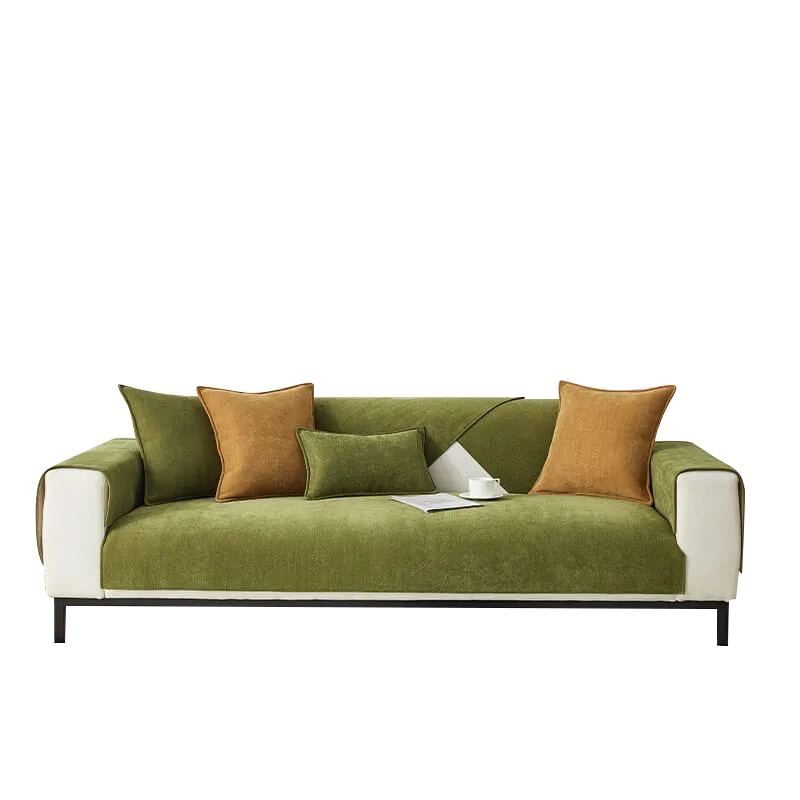 Herringbone Chenille Fabric Waterproof & Antifouling Couch Covers