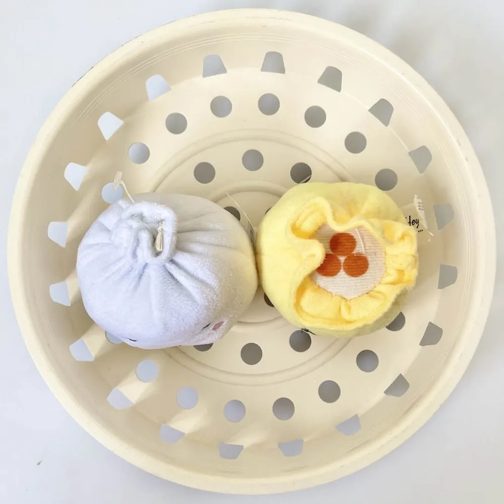 Hey Cuzzies Dimsum Mochi Plush Dog Toys