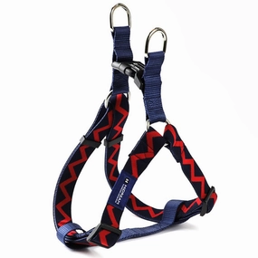 HiDREAM Rainbow Adjustable Dog Y-Harness (Navy Blue)