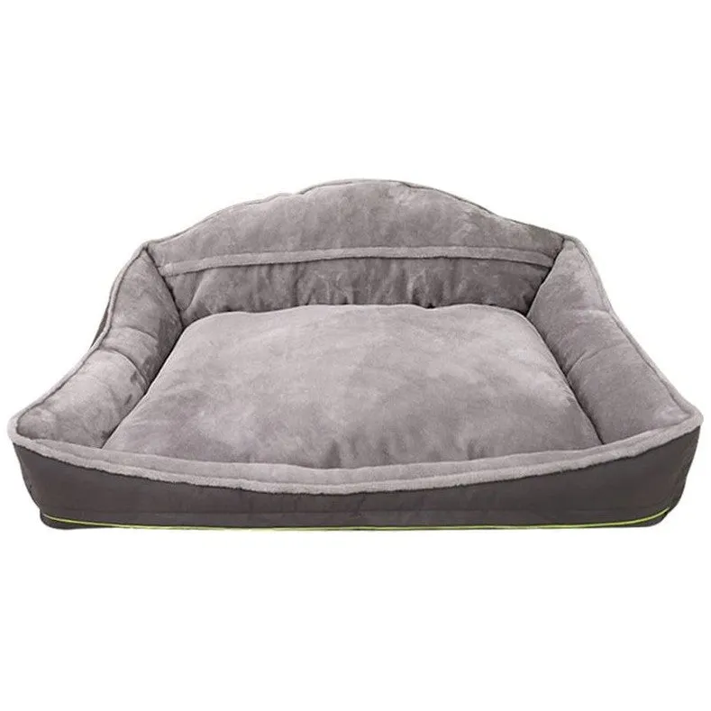 High backrest waterproof edge inlay gray m As Photo 75X60X39cm