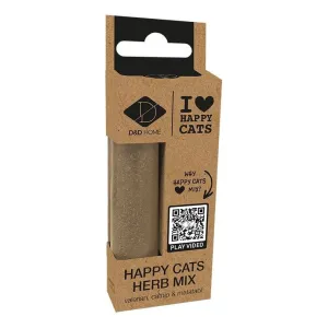 I LOVE HAPPY CATS HERB MIX REFILLABLE 2 TUBES 2st - 1,5x1,5x10cm