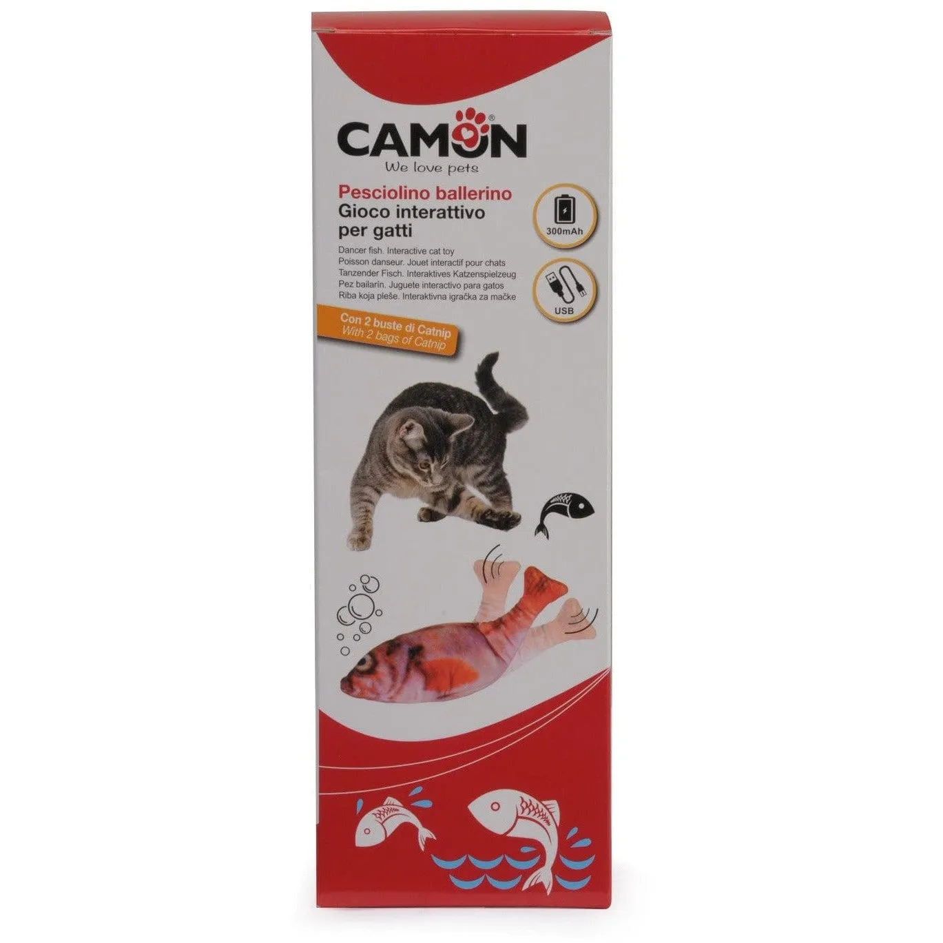 Interactive Cat Toy - Flopping Fish With Usb Charger
