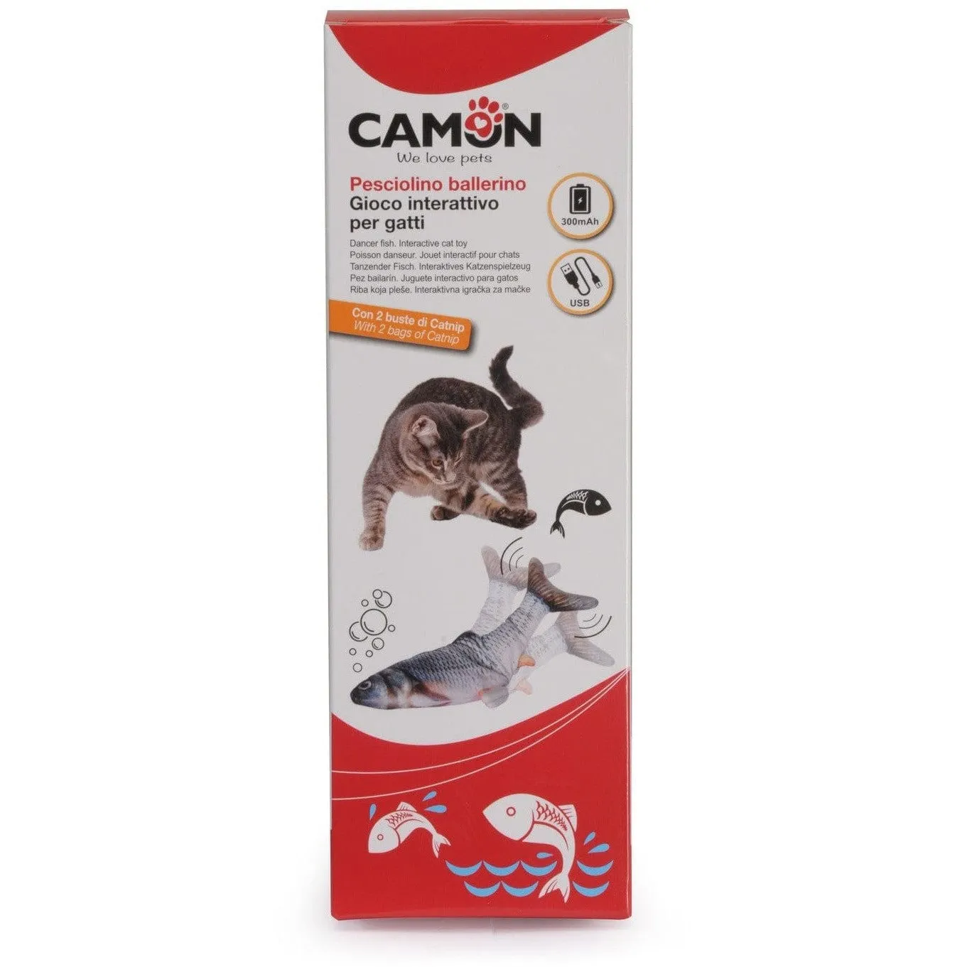 Interactive Cat Toy - Flopping Fish With Usb Charger