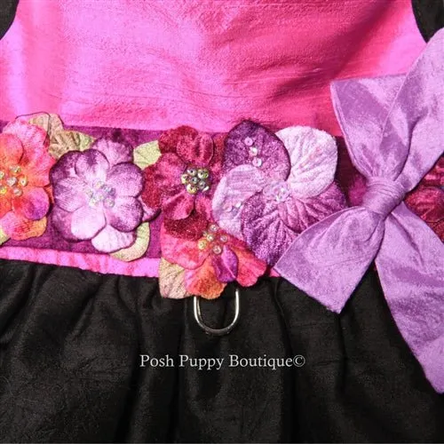 Kaitlyn Silk Dog Harness Dress