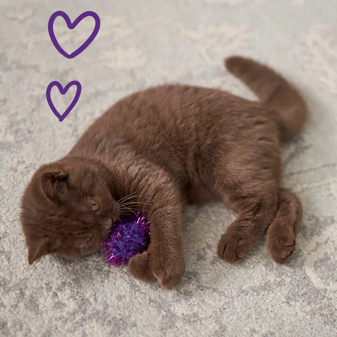 Kazoo Pom Pom Ball Cat Toy