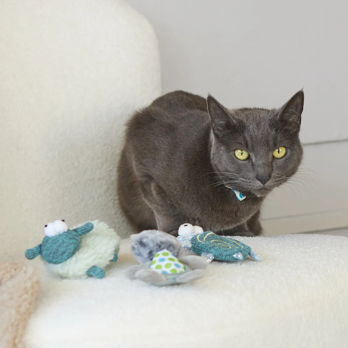 Kazoo Squinty Sheep Cat Toy