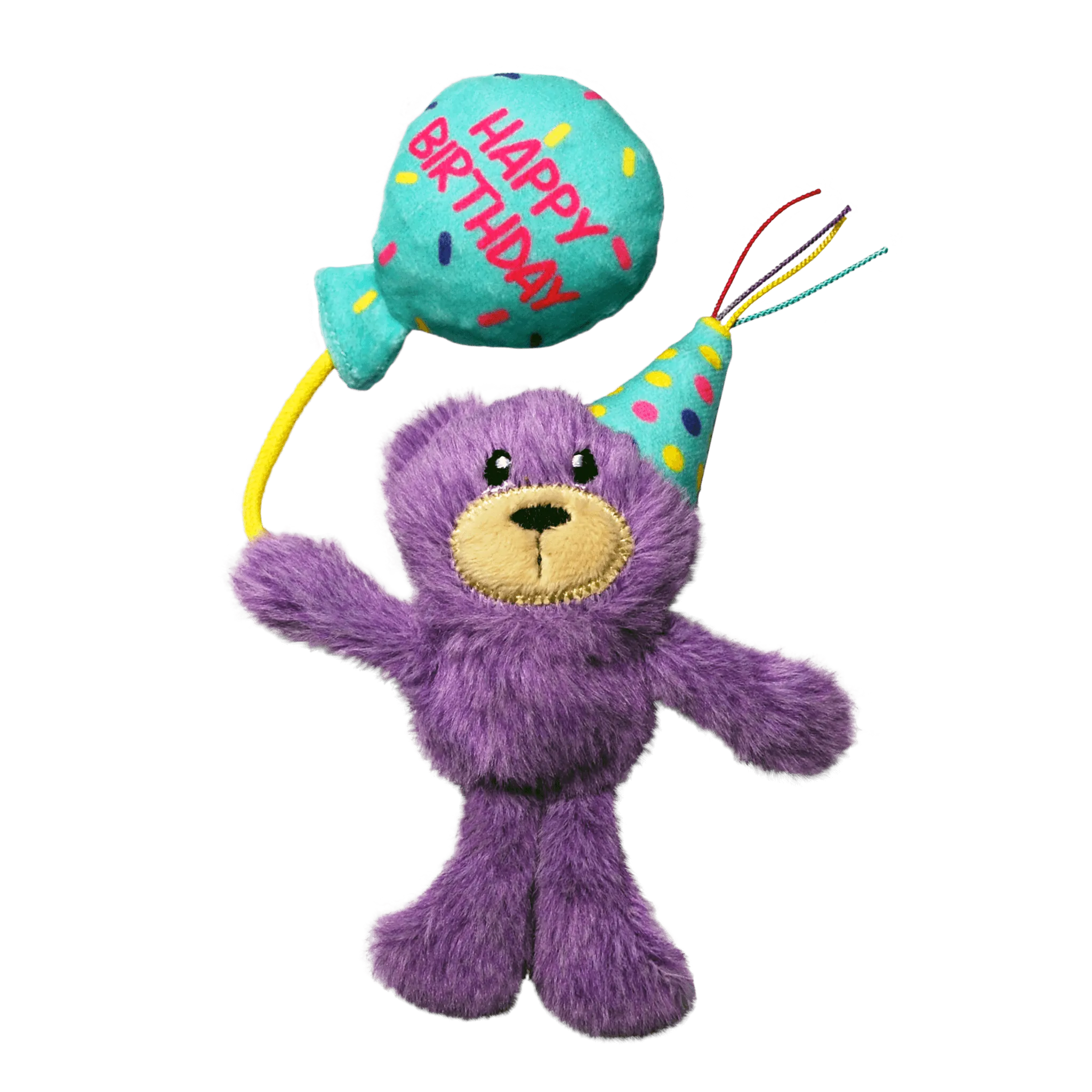 Kong Cat Occasions Birthday Teddy Cat Toy