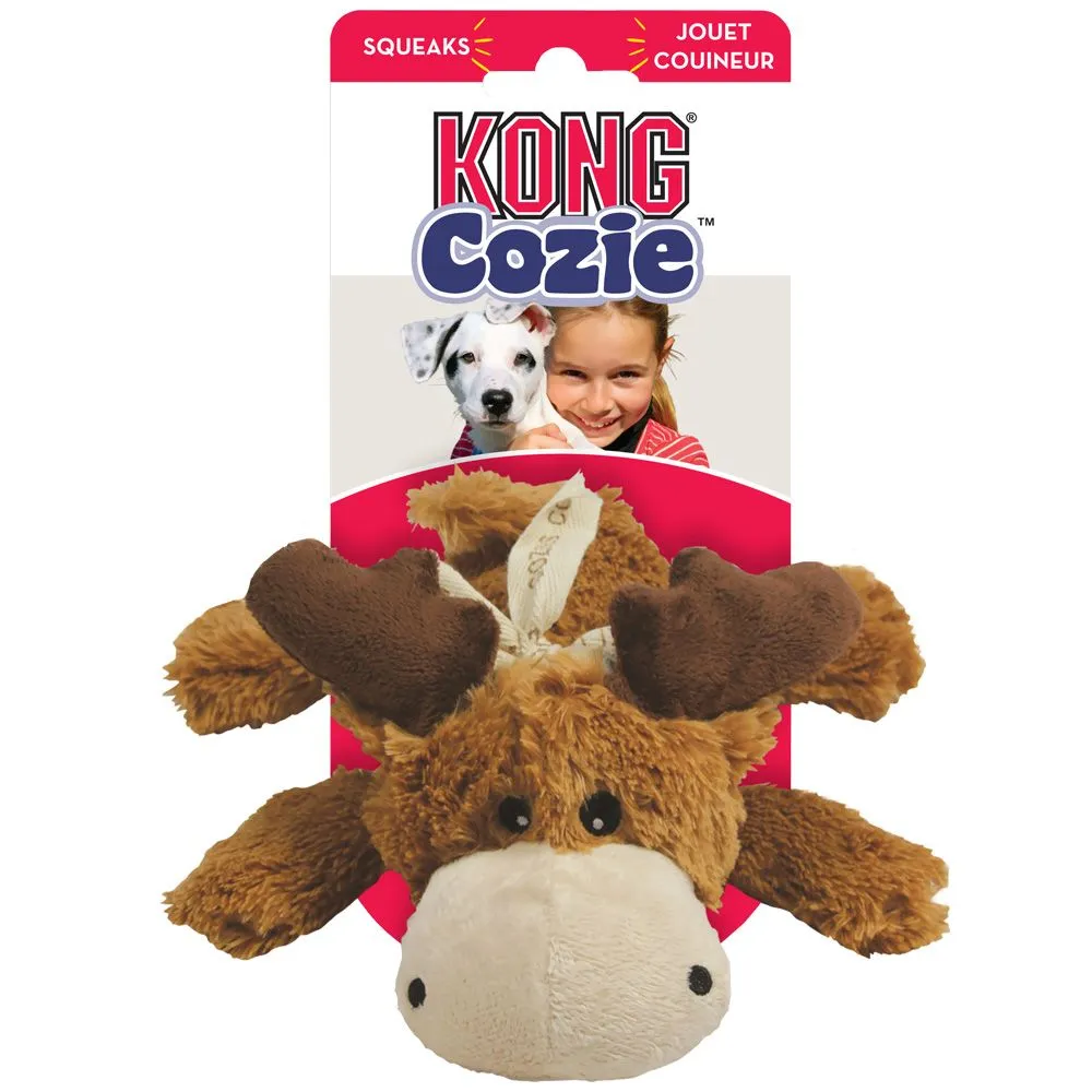 Kong Cozie Marvin Moose Dog Toy - Small