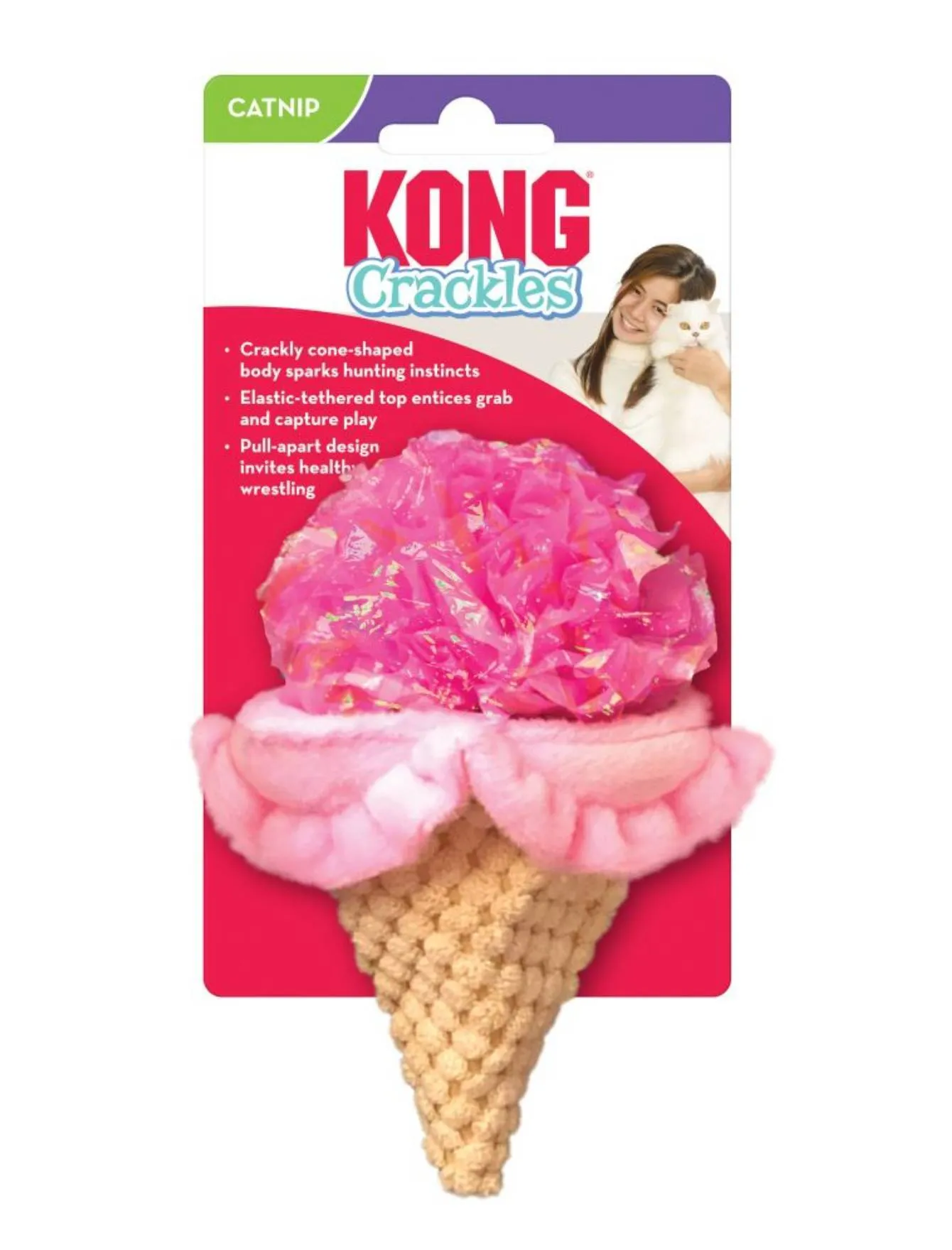 Kong Crackles Scoopz Cat Toy
