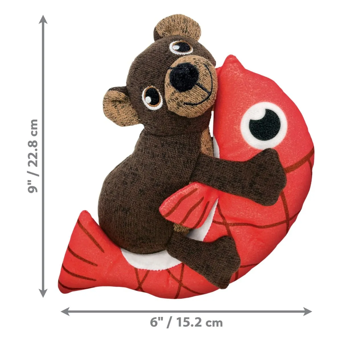 Kong Pull-A-Partz Pals Bear Squeaker Dog Toy