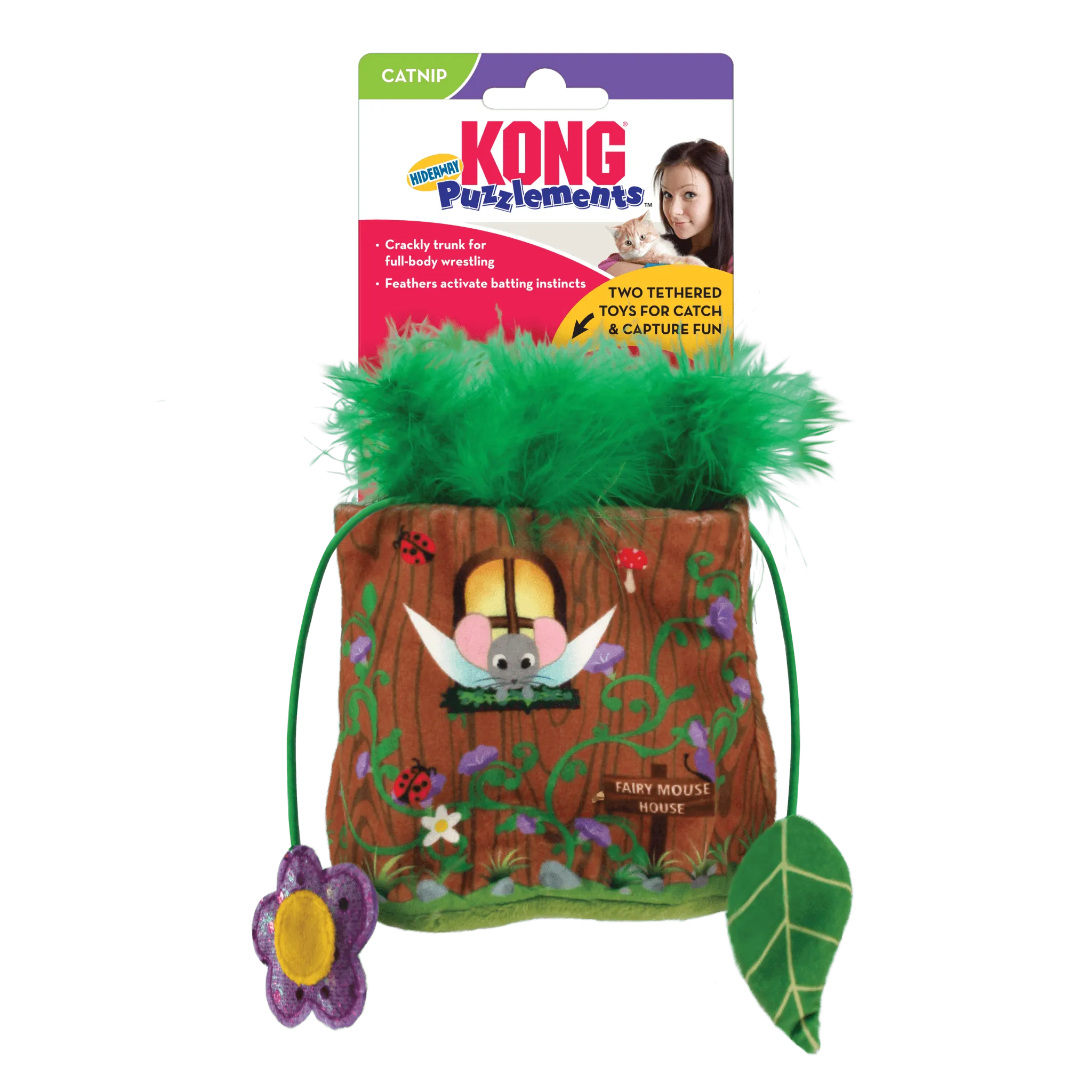Kong Puzzlements Hideaway Cat Toy