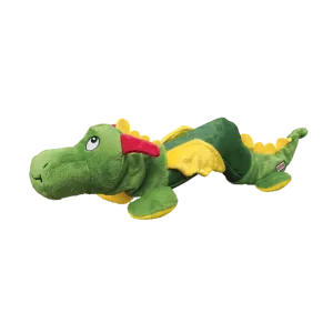Kong Shakers Dragon Plush Squeaker Dog Toy