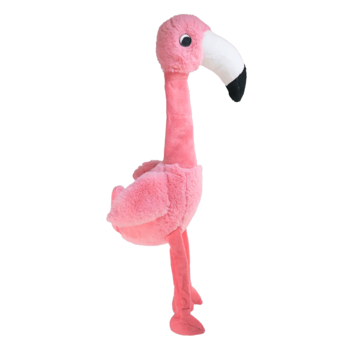 Kong Shakers Honkers Flamingo Plush Squeaker Dog Toy - Large